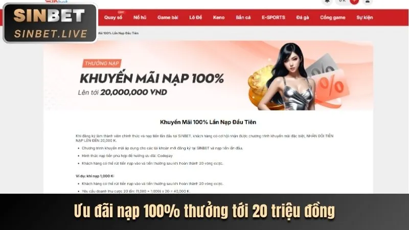 Tiền thưởng chào mừng cho người chơi mới tại 7hu88.